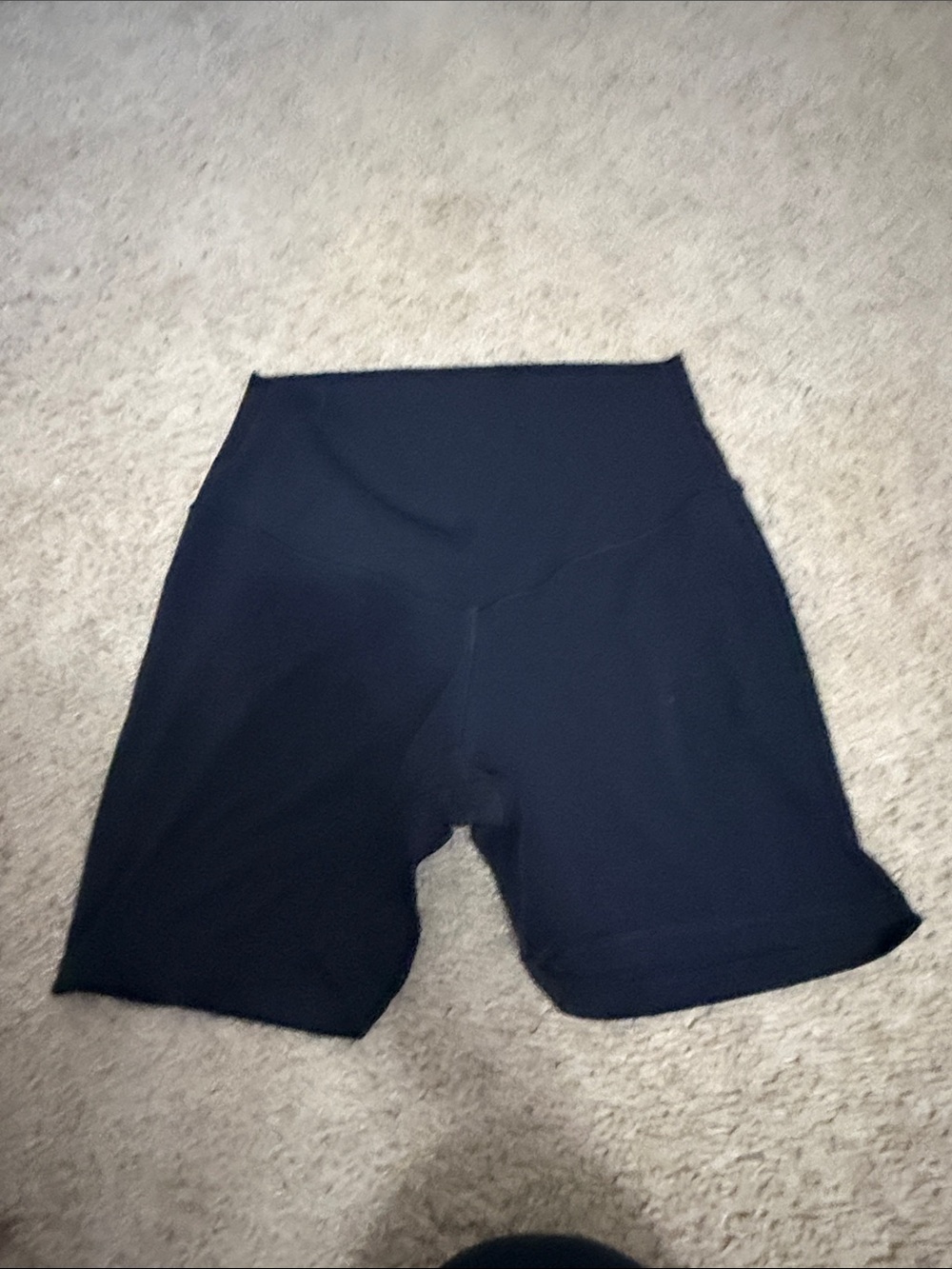 aerie Black High-Rise Bike Shorts